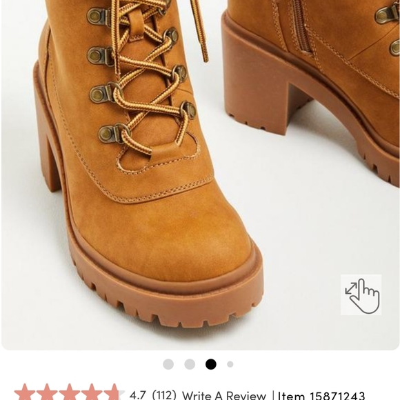 TORRID Fur Hiker Bootie (WW) - Picture 4 of 8